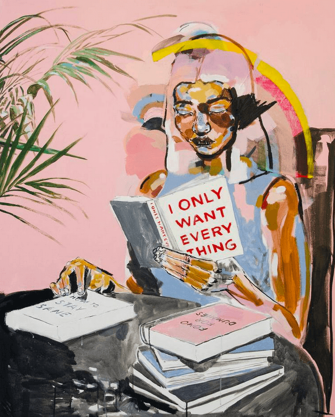 Curated By Monty Preston - I ONLY WANT EVERYTHING Painting by Marcelina amelia