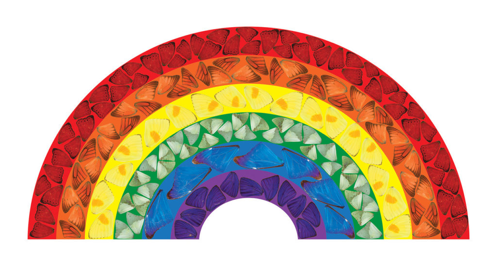 Damien Hirst releases limited edition rainbow prints in support of the NHS