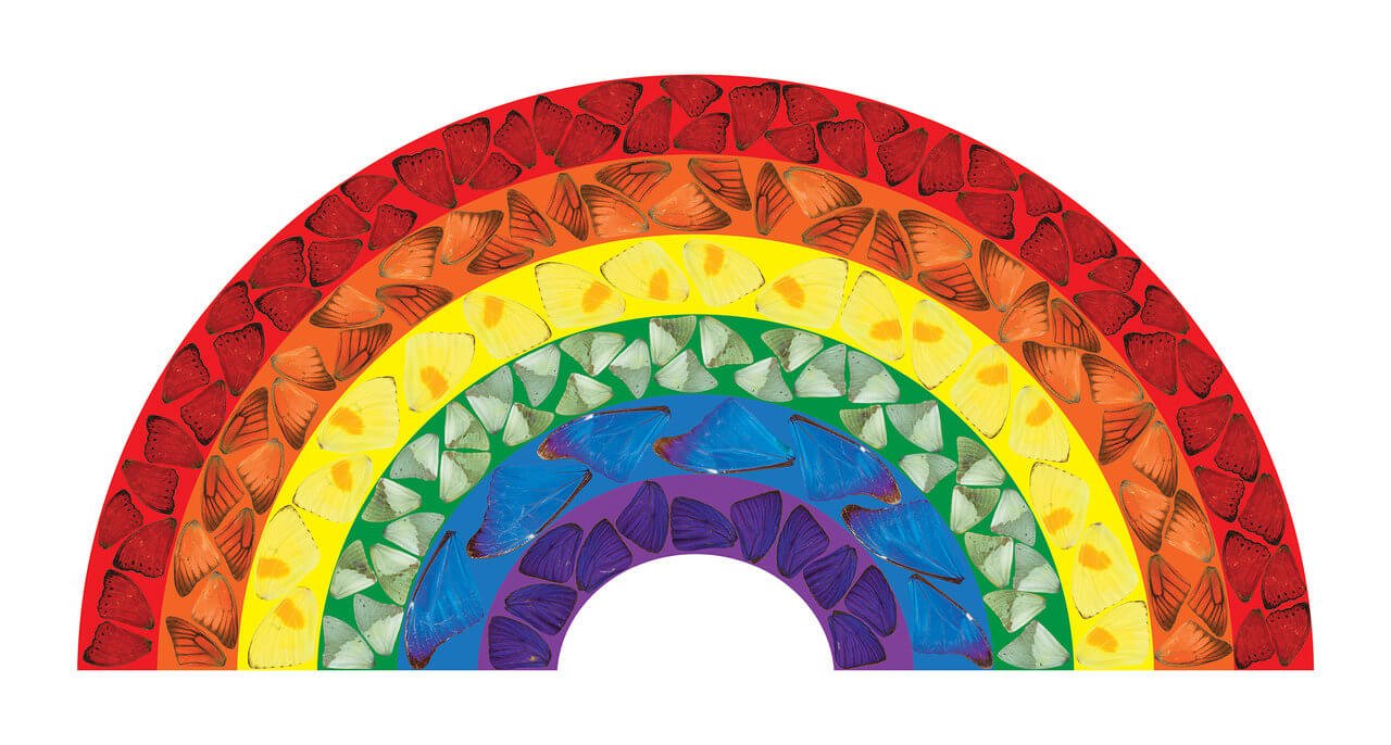 Damien Hirst releases limited edition rainbow prints in support of the NHS