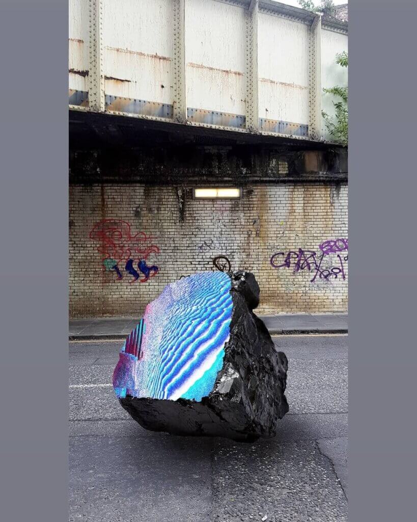 Katie Hallam Places Digital-Mineral Hybrids In Urban Spaces