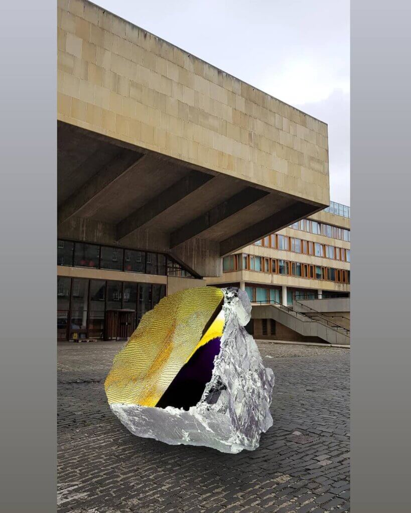 Katie Hallam Places Digital-Mineral Hybrids In Urban Spaces