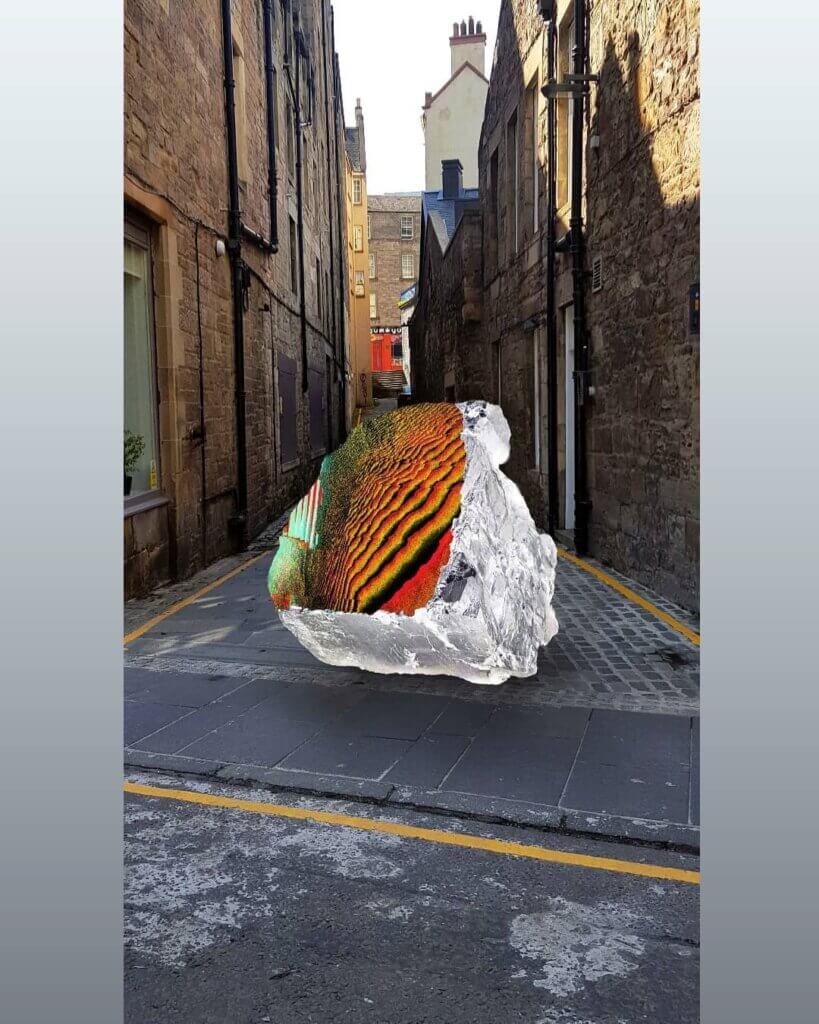 Katie Hallam Places Digital-Mineral Hybrids In Urban Spaces