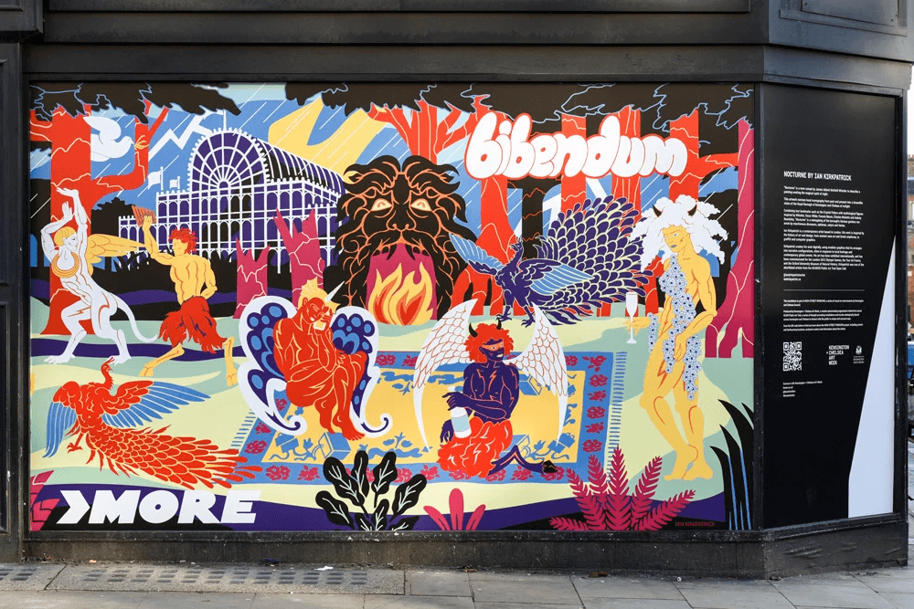 Eight Artists transform London High Street Into A Picturesque Eutopia