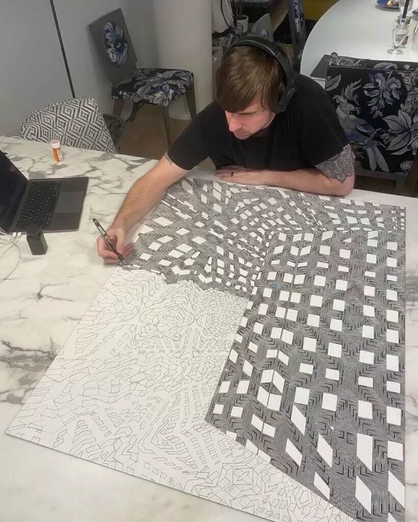 Tim Maxwell Depicts a Void of Intense Visual Analysis