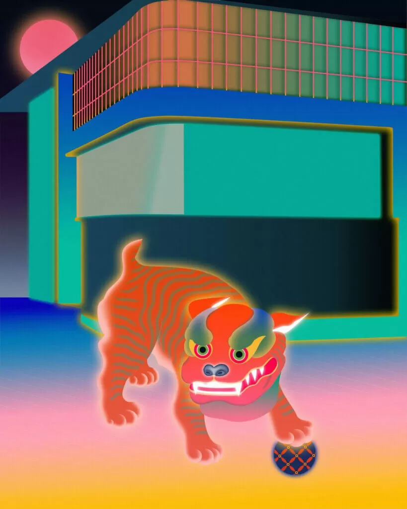 Spime Depicts Visual Wonders Full of Colour In A Futuristic Aesthetic