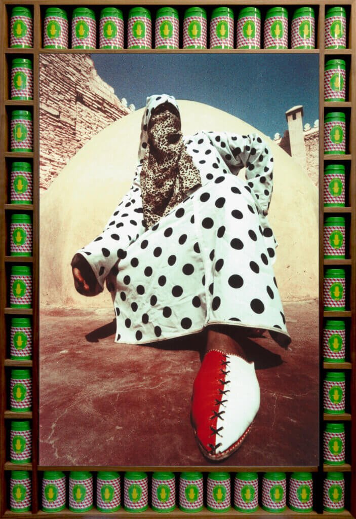 Hassan Hajjaj White Dotted Stance Vogue The Arab Issue series