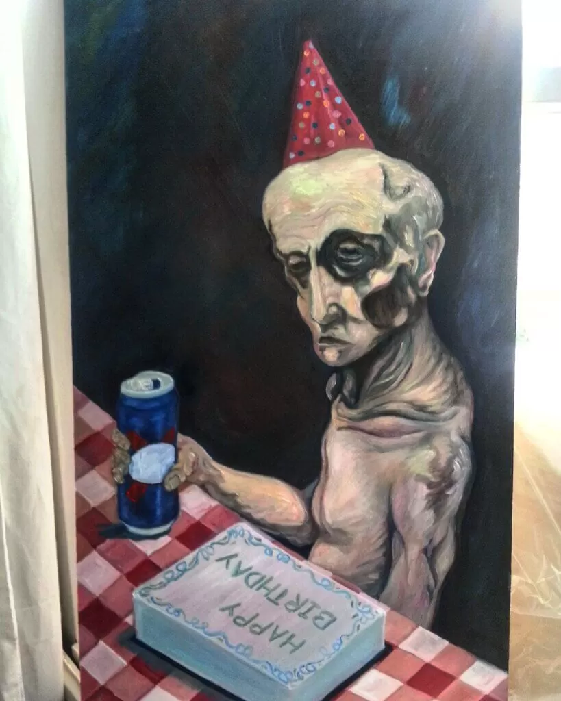 Michael Hanrahan shows the absurdity of the day-to-day