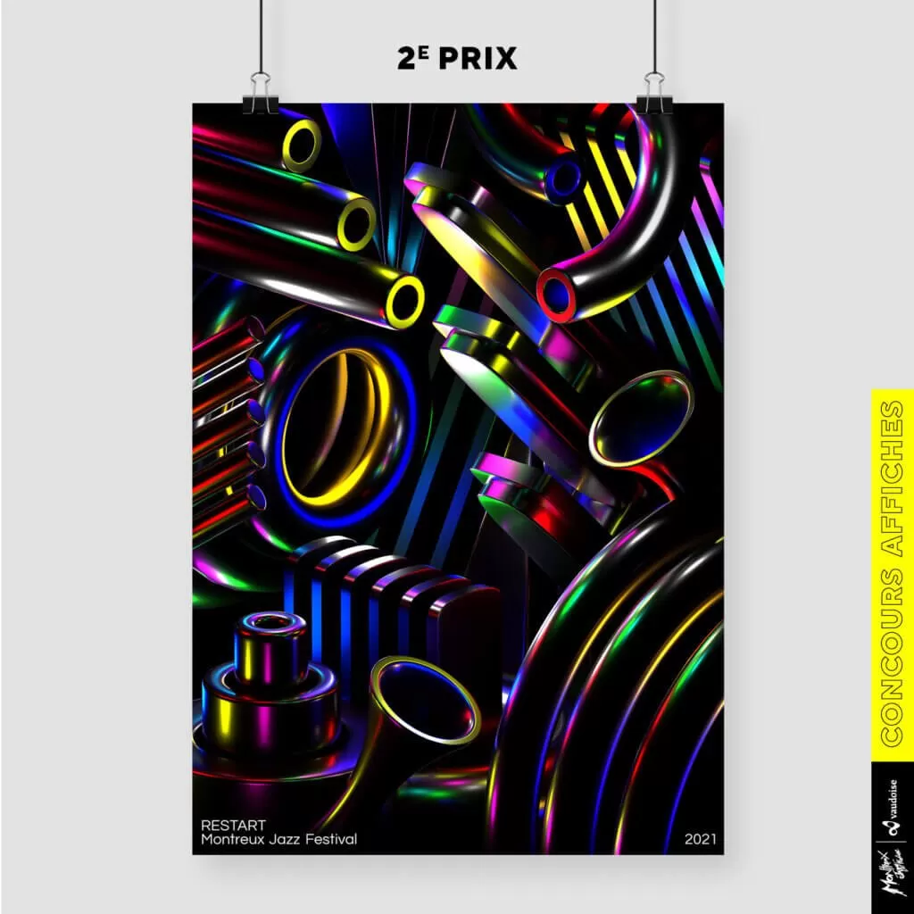 Montreux Jazz Festival Unveil The Winners of Poster Competition 'Restart'