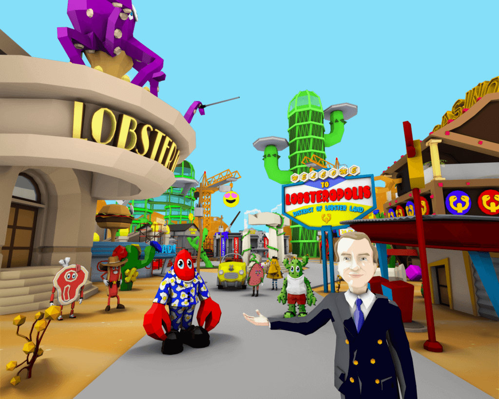 Philip Colbert Launches Lobsteropolis City On Decentraland