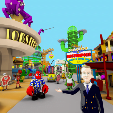 Philip Colbert Launches Lobsteropolis City On Decentraland