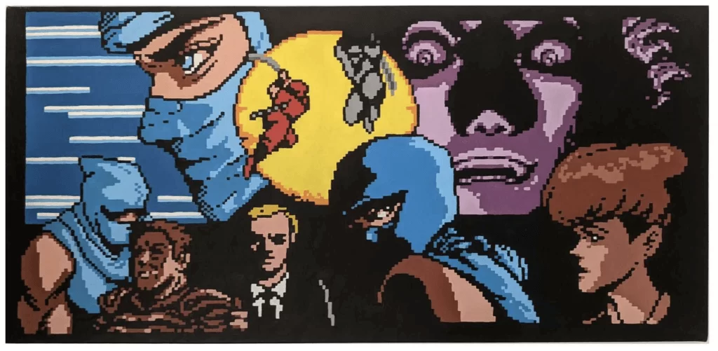 GAME ON: The Pixel Paintings of Adam Shub
