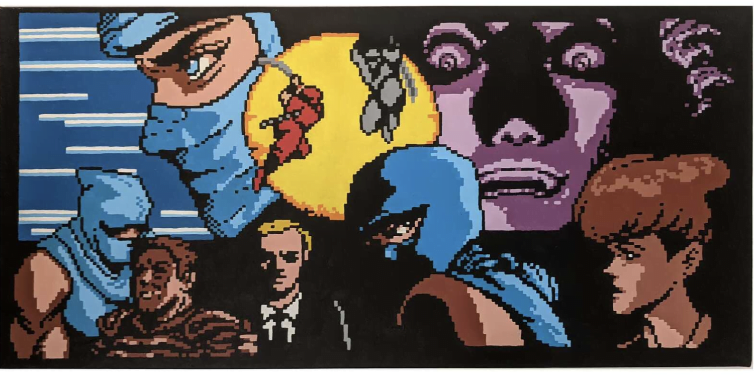 GAME ON: The Pixel Paintings of Adam Shub