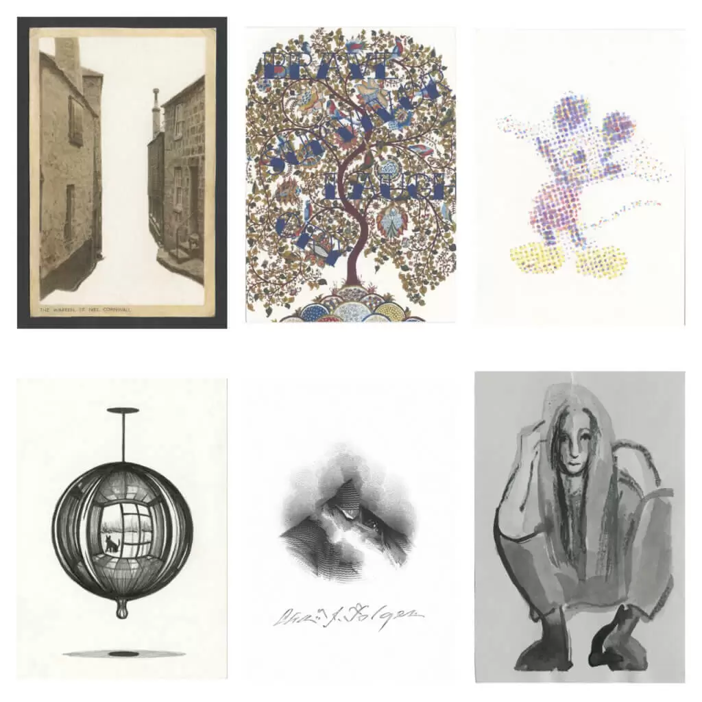 The Art on a Postcard Winter Auction