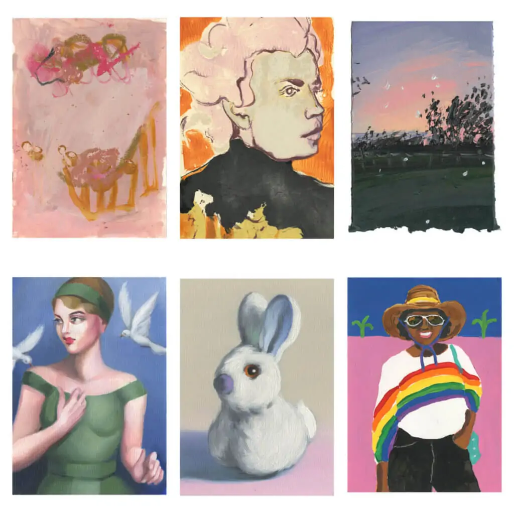 The Art on a Postcard Winter Auction