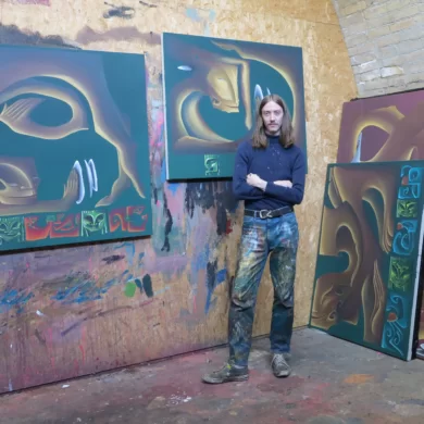 Painter Alfie Rouy on Creating Mystical Worlds from his Dreams and Subconscious
