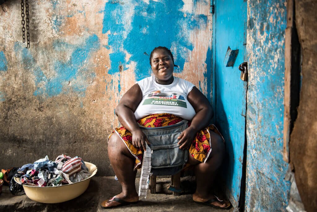 Big Mama Dee Dee Activist for girl’s rights in Liberia, 2017 Alissa Everett Photographic print on Hahnemuhle Premium