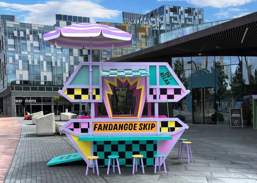 Fandangoe Kid, SKIP Gallery and CAUKIN Studio Launch Candy-Coloured Ice-Cream Kiosk