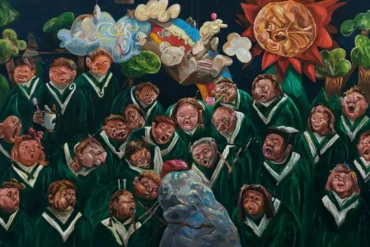 Bae Yoon Hwan - MAMA WOOOO, 2022 Acrylic on canvas