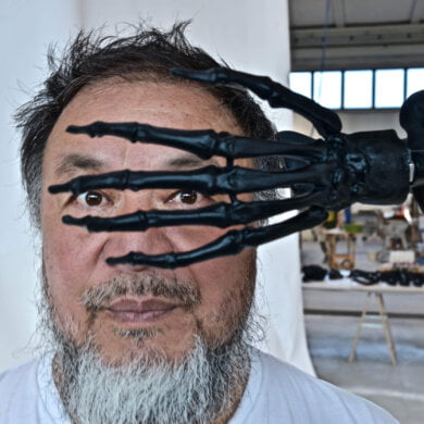Ai Weiwei, Venice 2020. Photographer credit: Edward Smith