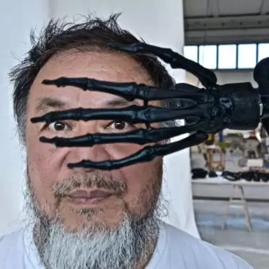 Ai Weiwei, Venice 2020. Photographer credit: Edward Smith