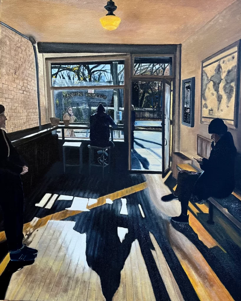 Brendan Kramp -Lower East Side Cafe, Late Autumn