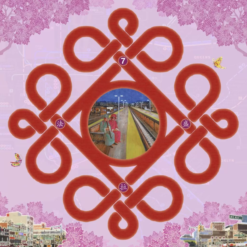  Lily & Honglei  Banner 3, Flushing. Courtesy of the artist and More Art.