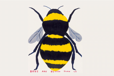 David-Shrigley,-Untitled-(Bees-Are-Better-Than-Us),-2022