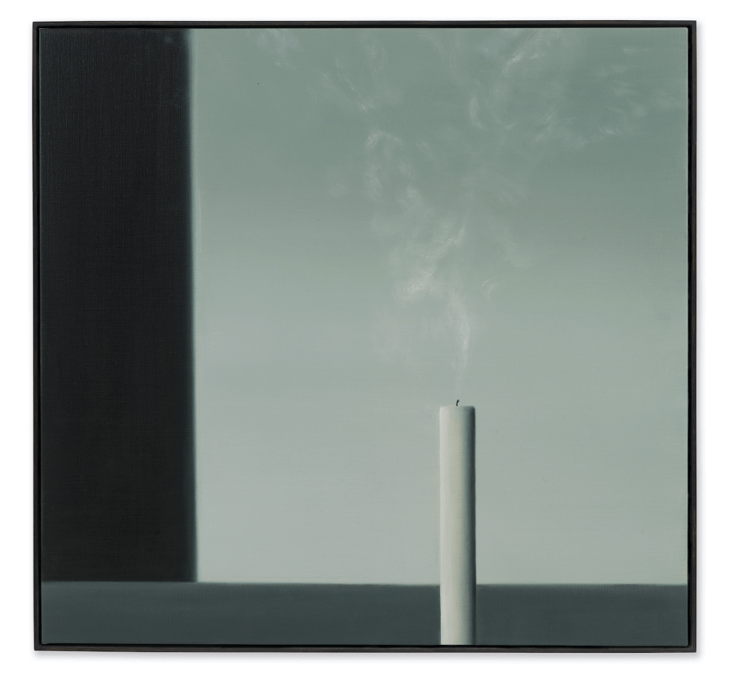 Gavin Turk (b. 1967) Eine Kerze, 2022 Oil on canvas 