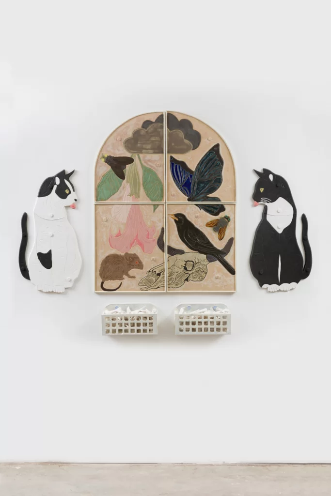 Jane Margarette -Tank and the Forever Tail 2022, ceramics glaze