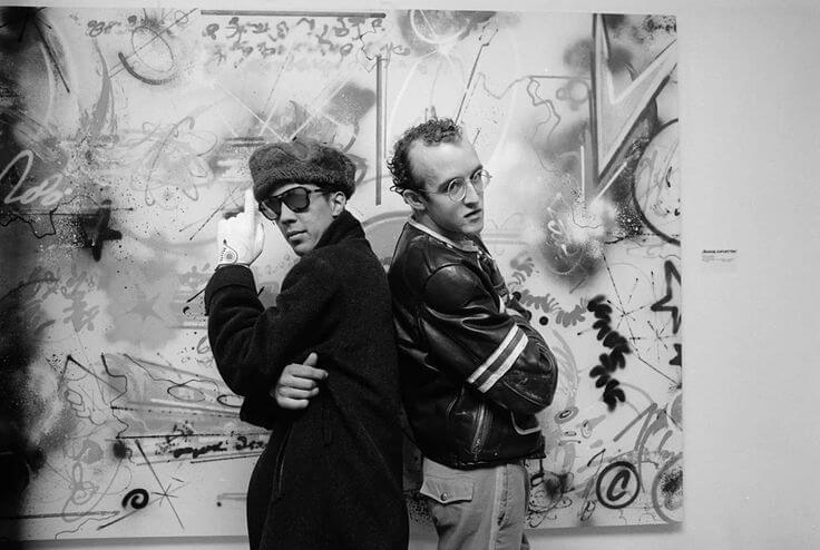 FUTURA2000 and Keith Haring in 1983 