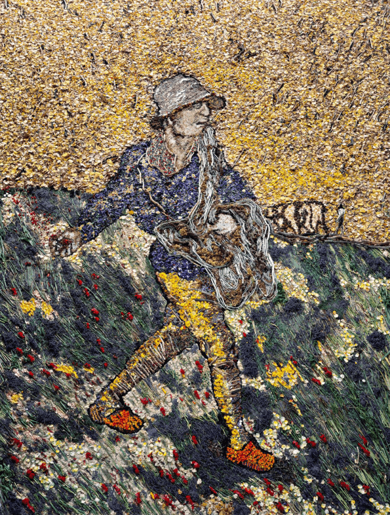NEW FRONTIERS: MOVEMENTS IN CONTEMPORARY ART - Vik Muniz, The Sower (after Van Gogh, 2011)