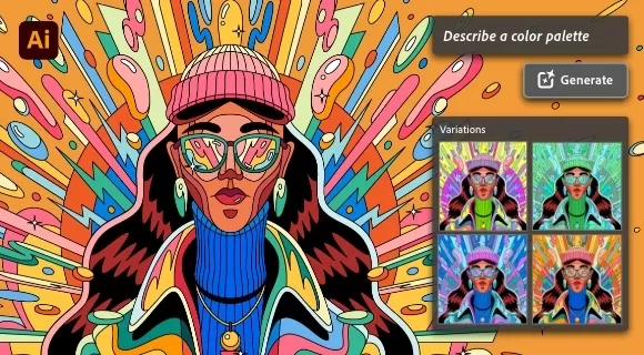 Adobe Firefly Now Powers First Groundbreaking Generative AI Capabilities in Adobe Illustrator