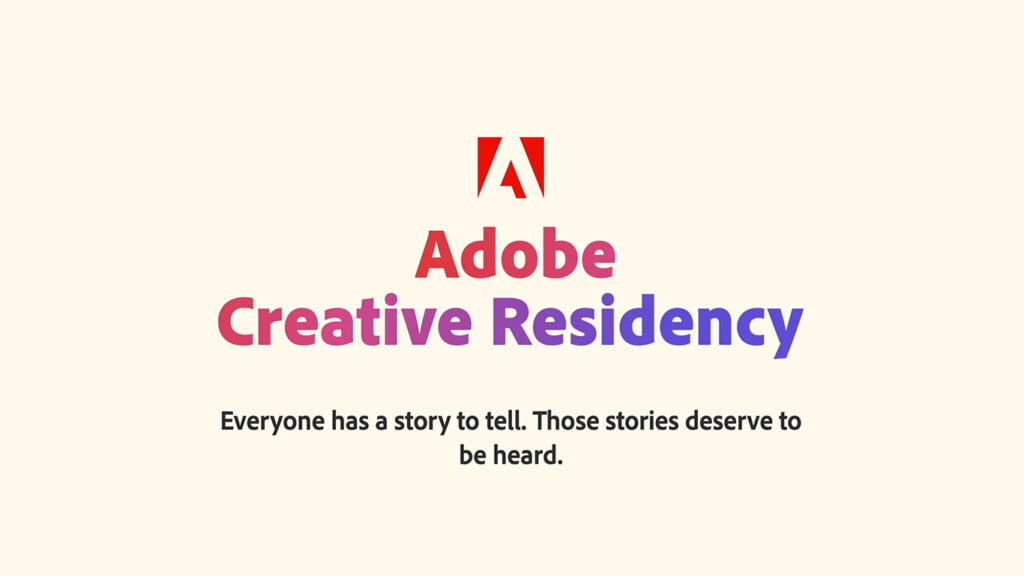 Adobe's New Creative Residency program gives emerging creators