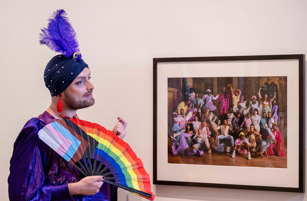 Oskar Kirk Hansen as Mystika Glamoor at the Taylor Wessing 