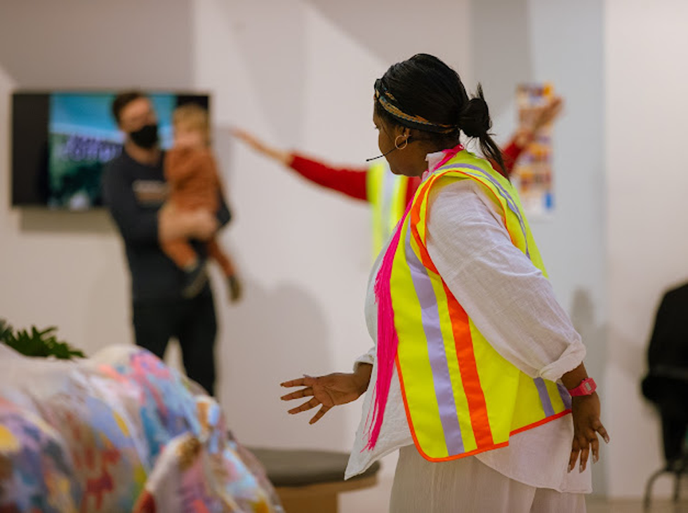 Satelliser a dance for the gallery at Turner Contemporary, Photography by Genevieve Reeves