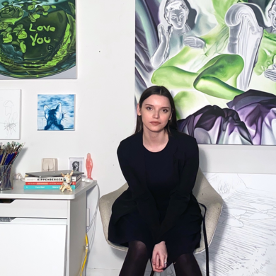 Charlotte Fox: Reflection In A Dark Room