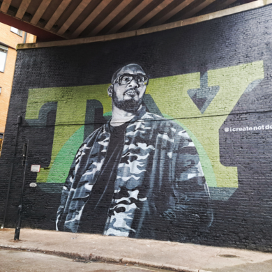 Brixton mural for UK Hip-hop artist TY