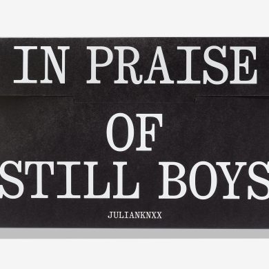 JULIANKNXX RELEASES LIMITED EDITION BOOK FOR ‘IN PRAISE OF STILL BOYS