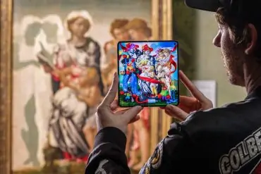 Philip Colbert collaborates with OnePlus on the Manchester Madonna