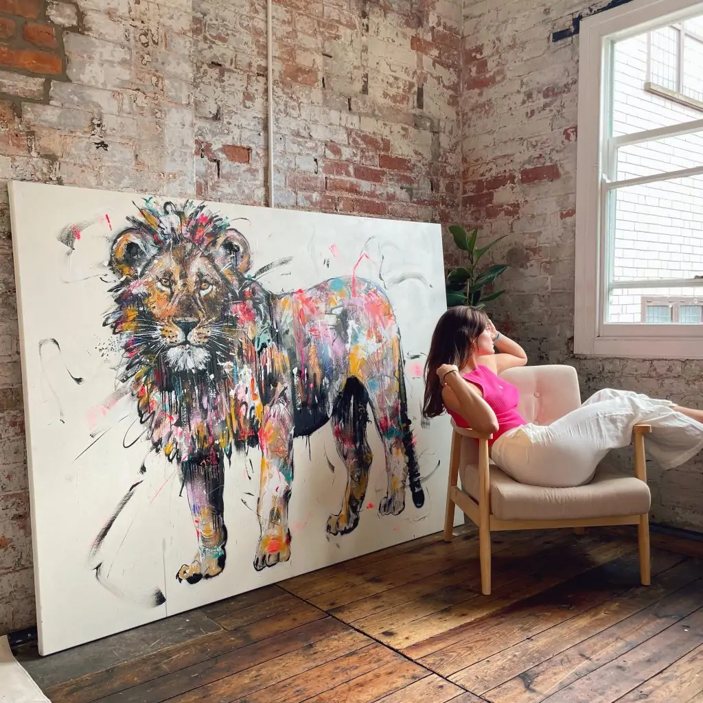 Former Olympian turn wildlife artist Danielle Tomlinson shares her great return to painting
