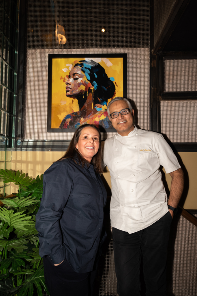 Michelin-starred chef Atul Kochhar teams up with artist Zara Muse for an art dining experience