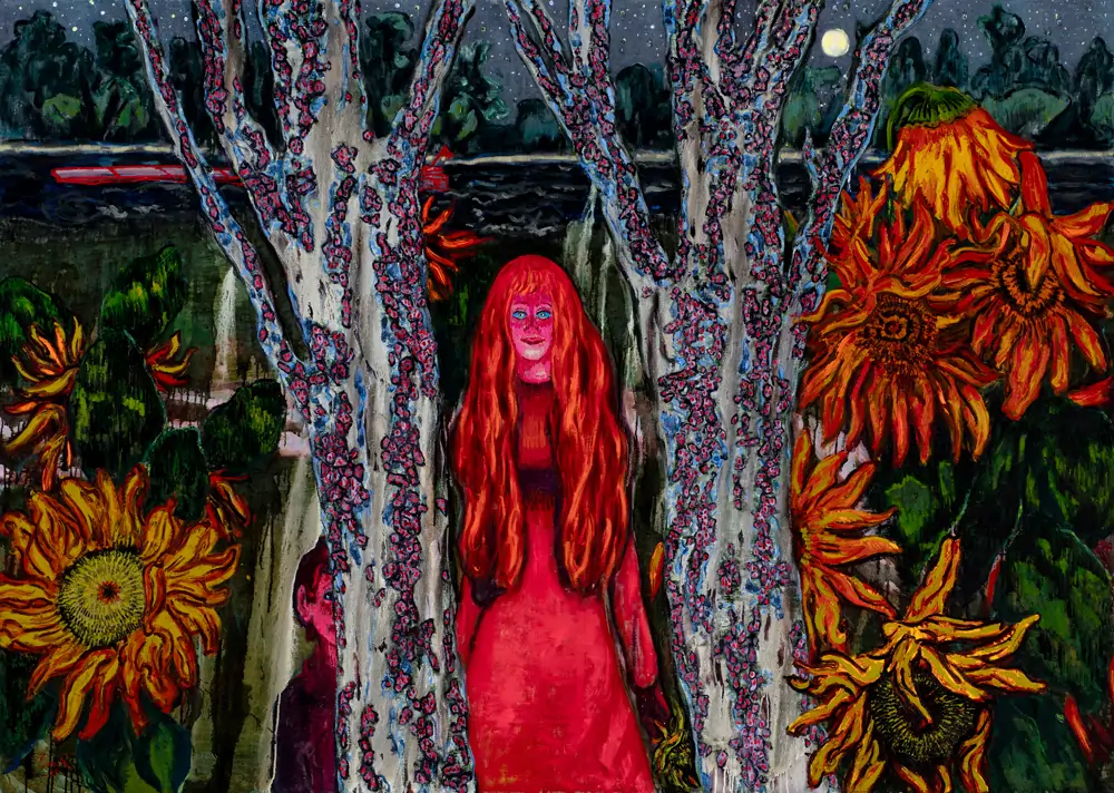 Omar El Lahib: The Mystical World of Abstract Dreamscapes and Sunflowers