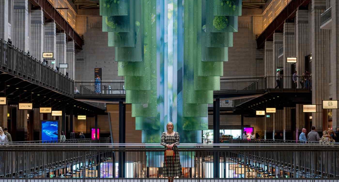 Claire Luxton unveils 'Field of Dreams' at Battersea Power Station