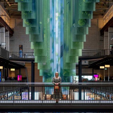 Claire Luxton unveils 'Field of Dreams' at Battersea Power Station