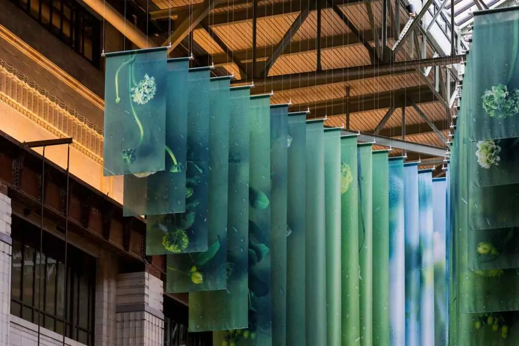 Claire Luxton unveils 'Field of Dreams' at Battersea Power Station