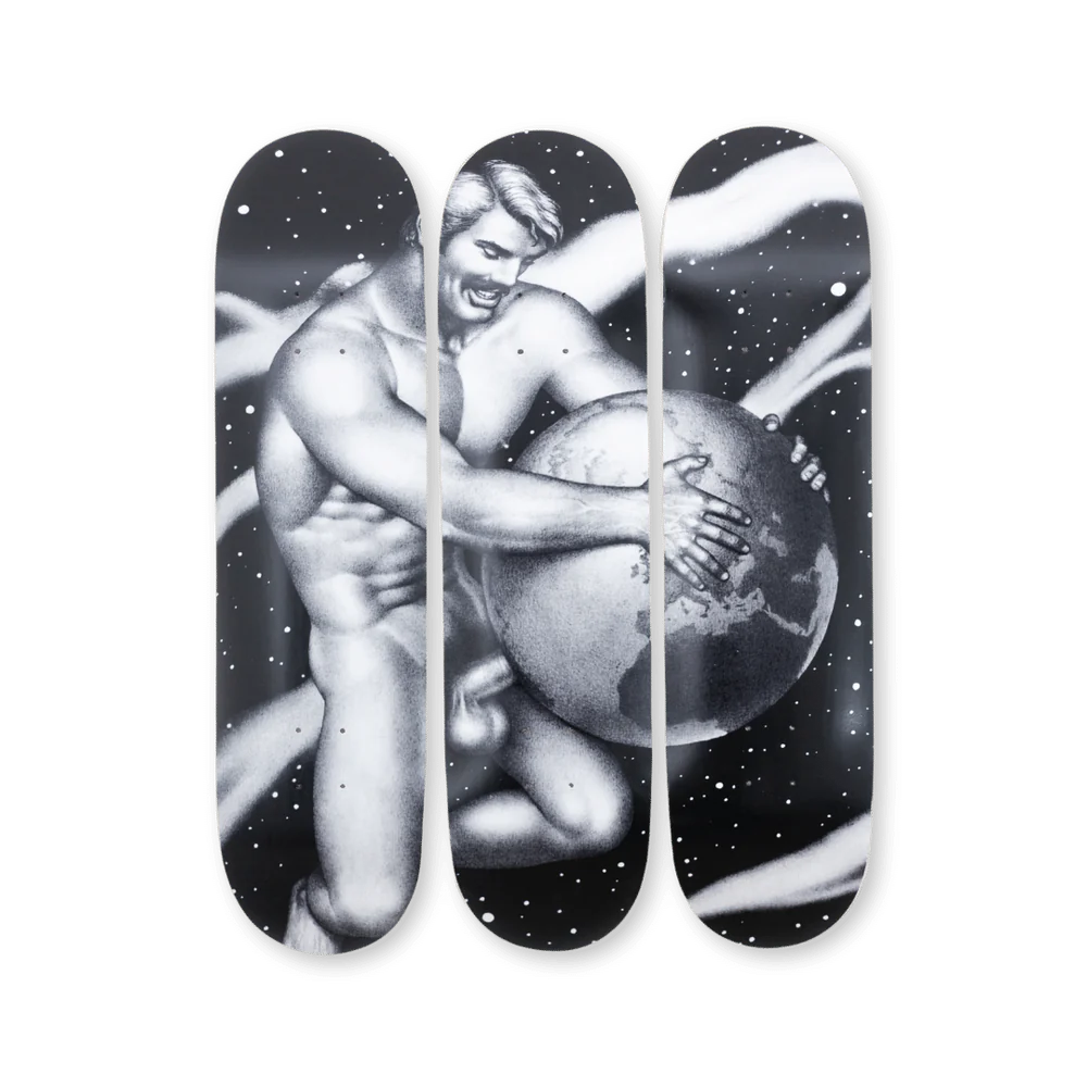 The SKATEROOM collaborates with Mickalene Thomas, Tom of Finland Foundation, and Cindy Sherman.