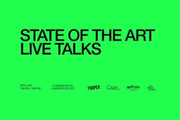Art Meets Culture in partnership with art'otel London Hoxton presents State Of The Art