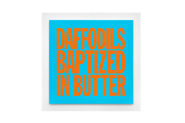 DAFFODILS BAPTIZED IN BUTTER