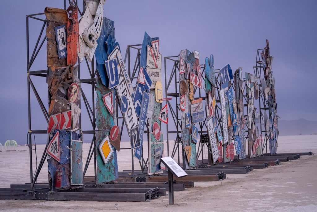 Oleksiy Sai unveils Powerful Sculpture ‘I’m Fine’ at Burning Man