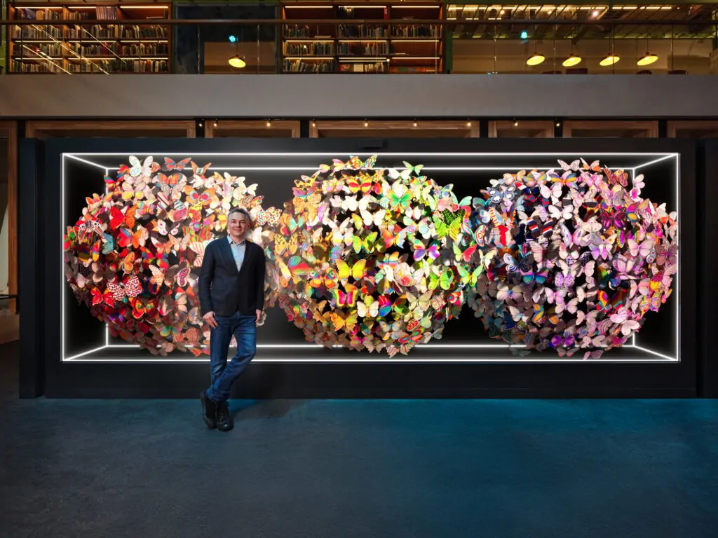 Create Your Own Butterfly at Dominic Harris’ Origins of Imagination at Naturalis Biodiversity Center
